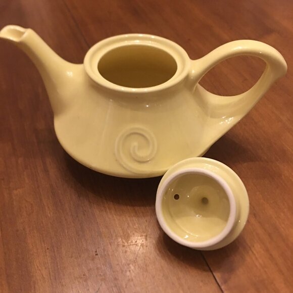 1940's "Atomic Age" Ohio Pottery Musical Teapot - Picture 3 of 7